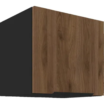 Kuchyňská linka Nábytek PEGAS s.r.o. Horní skřínka MONZA - 40 GU-36 1F, Černá mat/Ořech