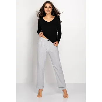 Dámské pyžamo Pyžama model 185998 Momenti Per Me černý M