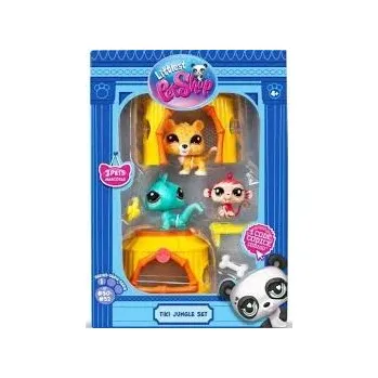 HASBRO LITTLEST PET SHOP Sada DŽUNGLE + 3 figurky