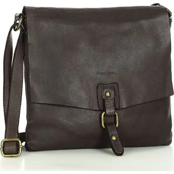 Kabelka MARCO MAZZINI Kožená crossbody kabelka - tmavě hnědá v46c Velikost: ONE SIZE