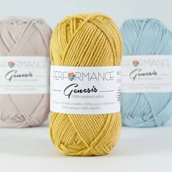 Příze Performance Bavlněná příze Genesis 2060 - žlutá 50g 110m