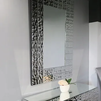 Zrcadlo Zrcadlo glamour obdélníkové 88,6x128 cm M-0680