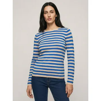 Dámský svetr Sinsay - Viskózový pruhovaný svetr - indigo - 9933A-57X - 9933A-57X-L