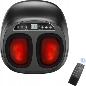 Masážní přístroj Shiatsu Masážní Přístroj na Nohy pro Plantární Fascitidu s Funkcí Vyhřívání + Dálkové Ovládání