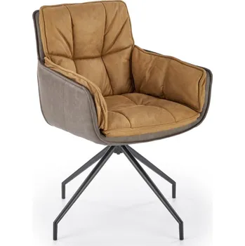 Křeslo Otočné jídelní křeslo POPIE hnědé