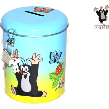 Pokladnička Wiky Pokladnička - Krtek 9x9x11 cm