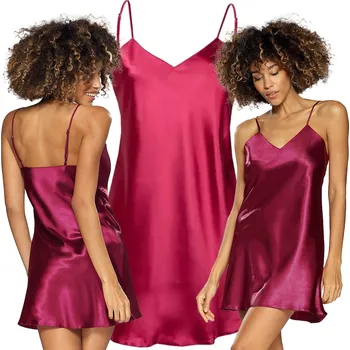 Noční košile Dkaren Karen s ramínky, délka do půli stehen, velikost S