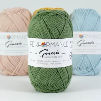 Příze Performance Bavlněná příze Genesis 2178 - zelená 50g 110m