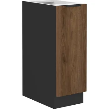 Kuchyňská linka Nábytek PEGAS s.r.o. Dolní skřínka MONZA - 30 D CARGO BB, Černá mat/Ořech