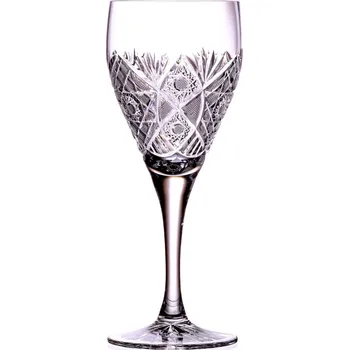 Sklenice Bohemia Crystal Ručně broušené sklenice na víno Bratislava 210ml (set po 2ks)