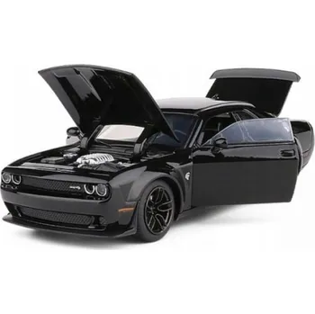 autíčko Kovový model Dodge Challenger 132-DCHAL-ČER 1:32 černý