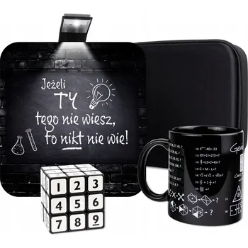 Dárková Sada pro Génia - Hrnek, Sudoku Kostka, Lampička na Čtení