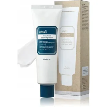 Pleťový krém Klairs Rich Moist Soothing Cream Hydratační Krém na Obličej 80 ml