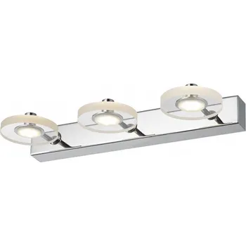 Nástěnné svítidlo Nástěnné svítidlo Italux stříbrné integrovaný LED zdroj 3 W