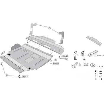 Auto-moto Kryt pod motor FORD FUSION - Plech - 8595698040084