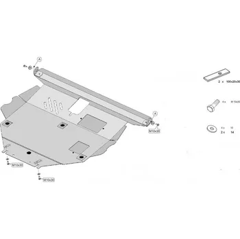 Kryt motoru Kryt pod motor TOYOTA COROLLA Hatchback (E12) - Plech - 8595698040862