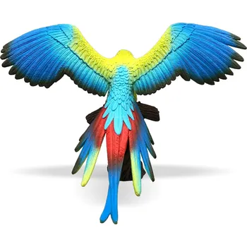 Figurka Bullyland 69392 - Velký zelený papoušek