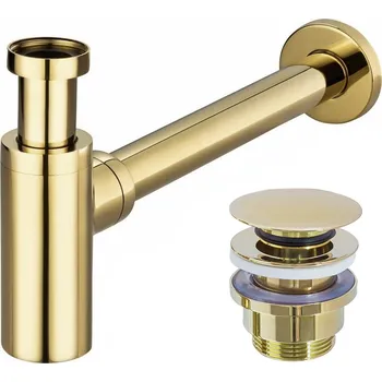 Aplomo umyvadlový sifon univerzální, gold, RE-A5692