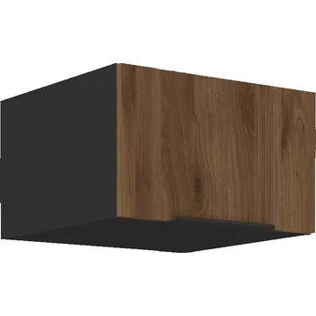 Kuchyňská linka Nábytek PEGAS s.r.o. Horní skřínka MONZA - 60 NAGU-36 1F, Černá mat/Ořech