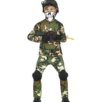Karnevalový kostým GUIRCA Maskáčový voják dětský/klučičí kostým 10-12 let