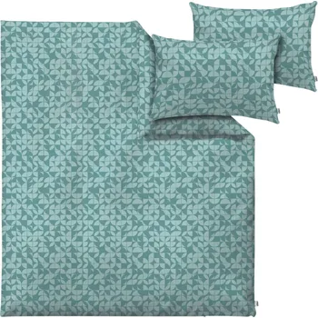 Povlečení s.Oliver Saténové ložní povlečení, 240 x 220 cm (tyrkysová)
