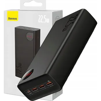 Powerbanka Rychlá Powerbanka Baseus Adaman 40 000 mAh, 22,5 W, s displejem, černá