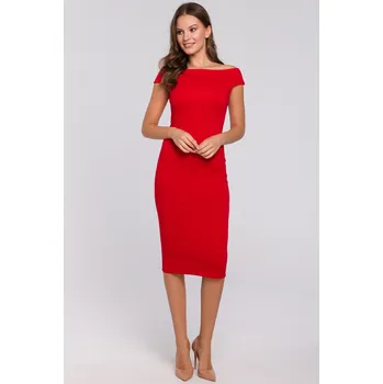 Dámské šaty Klasické midi koktejlové šaty Makover , velikost L