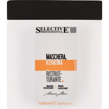 Vlasová regenerace Selective Flair Keratin 1000ml - keratinová maska pro poškozené vlasy