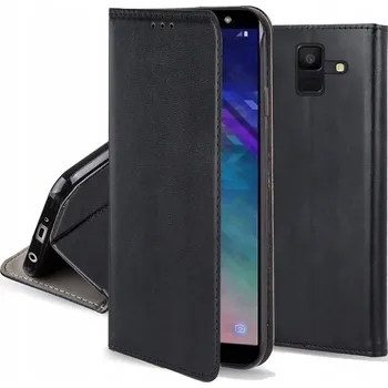 Pouzdro na mobilní telefon Flipové pouzdro Weblity pro Samsung Galaxy A6 2018, černé