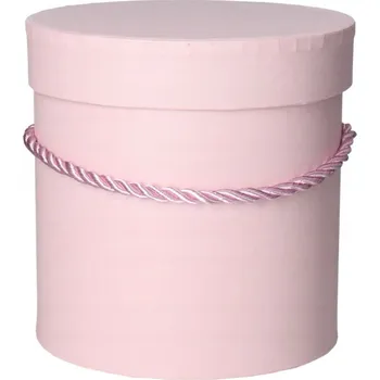 Obraz Krabice s víkem v odstínech růžové