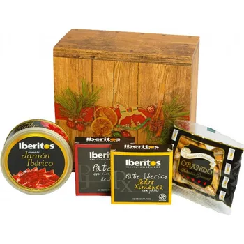 Dárkový potravinový koš Dárkový balíček paštiky a picos