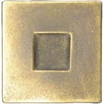 Dlažba Mosazný čtverec KWADRAT (SQUARE/GEO) 5x5