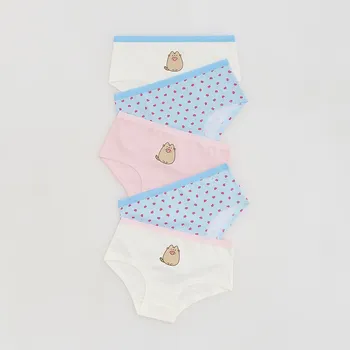 Reserved - Bavlněné kalhotky Pusheen 5&nbsp;pack - vícebarevná - 887IH-MLC - 887IH-MLC-U14