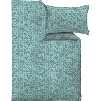 Povlečení s.Oliver Saténové ložní povlečení, 140 x 200 cm (Pozor: LV OSCZ) (tyrkysová)