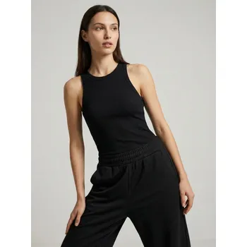 Dámské tričko Sinsay - Boxer top - černá - 7154K-99X - 7154K-99X-XXS