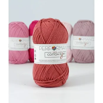 Příze Performance Bavlněná příze Cotton Eight 1130 - růžová 50g 175m