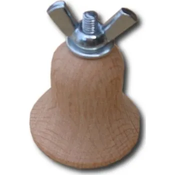 Forma na pletení - dřevěný zvoneček průměr 30mm