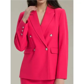 Dámská móda Sinsay - Blejzr - fuchsiová - 566DA-43X - 566DA-43X-XXS