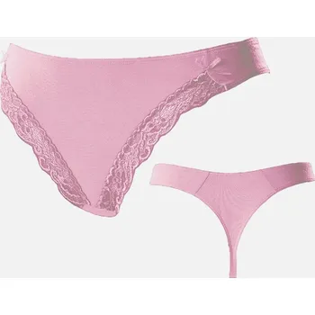 Kalhotky Dámské tanga kalhotky, růžové, Lilka, Saltex, vel.