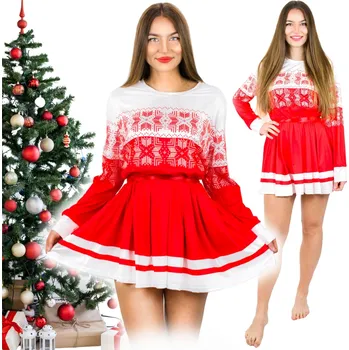 Dámské šaty Šaty úpletové ke kolenům, univerzální velikost