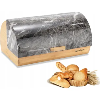 chlebník Jednodílný chlebník Elitehoff béžový, šedý kov