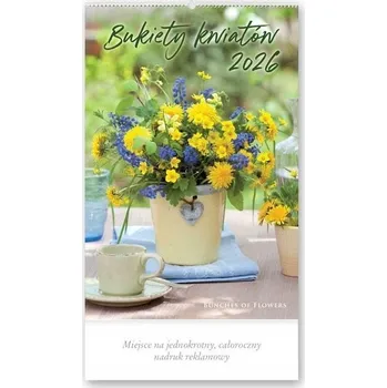Kalendář Reklamní nástěnný kalendář 2026 KVĚTINOVÉ KYTICE