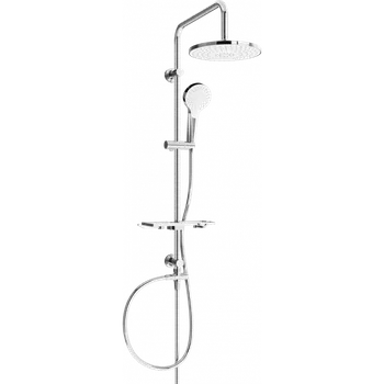Sprchový set Mexen sprchový set T05 s horní hlavicí 22,5cm, chrom/bílá, 798050593-00