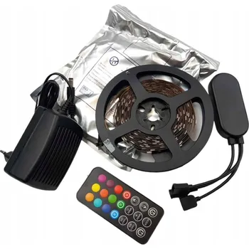 LED páska Barevné LED pásky 5m LED RGB s dálkovým ovládáním pro osvětlení