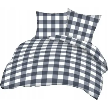 Povlečení Sada povlečení Karo , přikrývka 160cm x 200cm, polštář 70x80cm, 3dílná