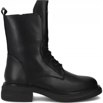 Dámské kozačky Dámské kotníkové boty na klínku, dámské zimní nad kotník kotníkové boty Filippo černé vel. 39