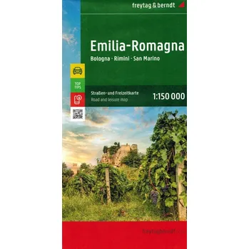 Populárně naučná literatura pro dospělé Emilia-Romagna Road and Leisure Map: Bologna - Rimini - San Marino Kolektiv autorů