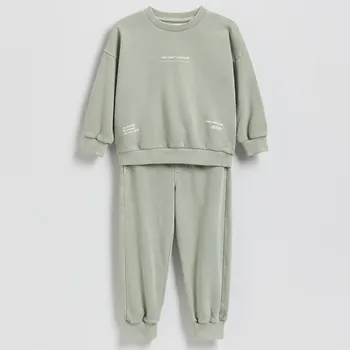 Reserved - Úpletová oversize sada - bledá zelená - 494HK-07X - 494HK-07X-80