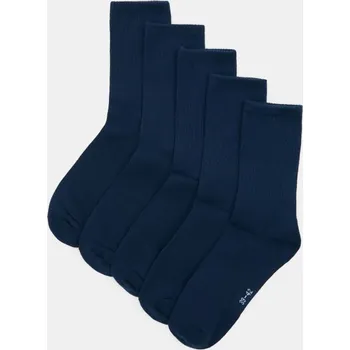 Pánské ponožky Sinsay - Dlouhé ponožky OEKO-TEX 5 pack - námořnická modrá - 181GW-59X - 181GW-59X-39R