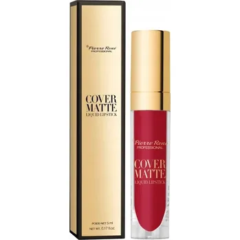 Rtěnka PIERRE RENE Cover Matte MATNÁ TEKUTÁ RTĚNKA 01 True Red